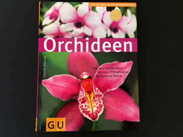 Foto von einem Orchideen Buch